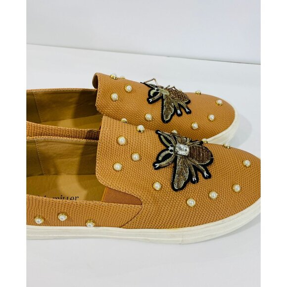 Olivia Miller Genesee Bee Embellished Sneakers Pearl Stone size 11 - Picture 5 of 10
